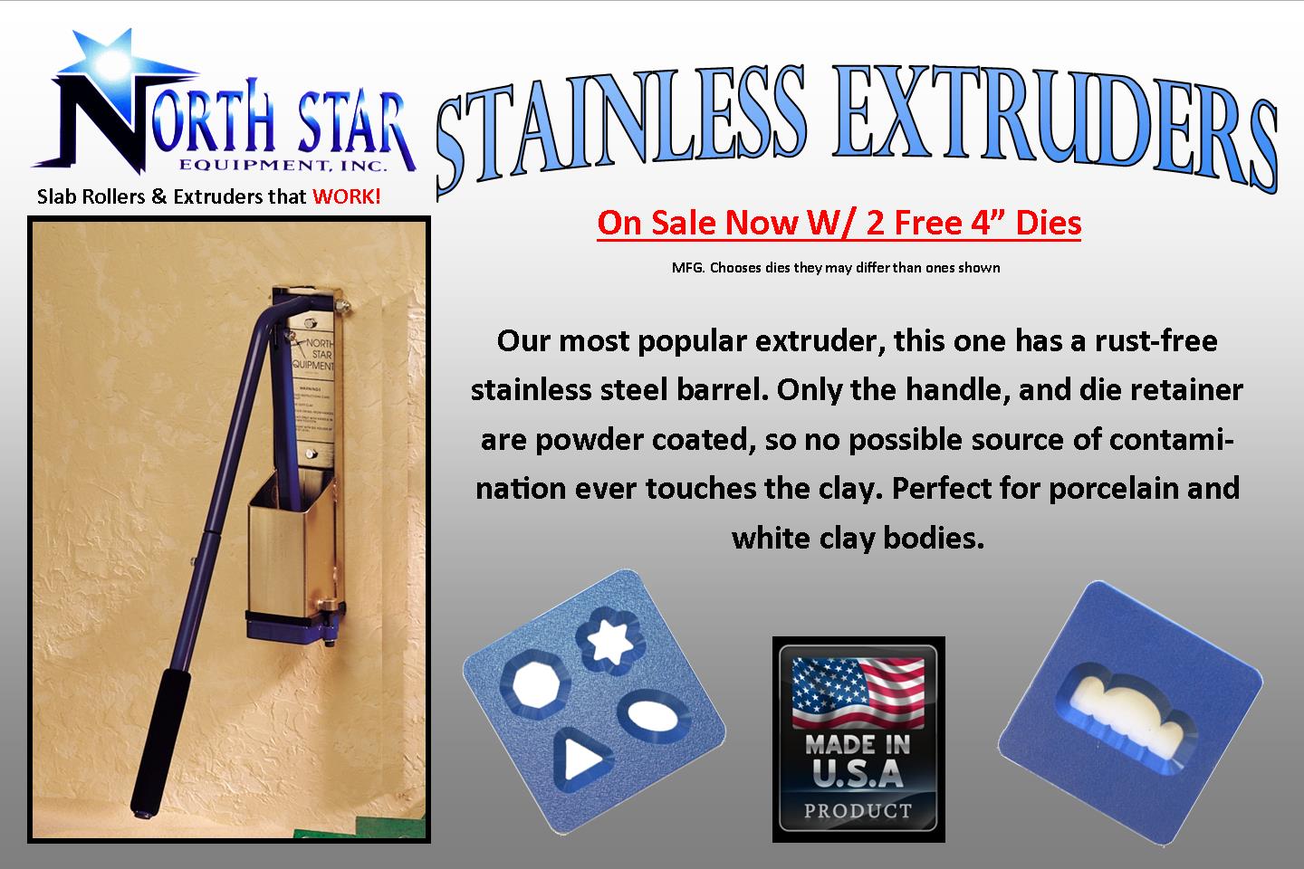 North Star Equipment, Inc. Slab Rollers And Extruders That Work!